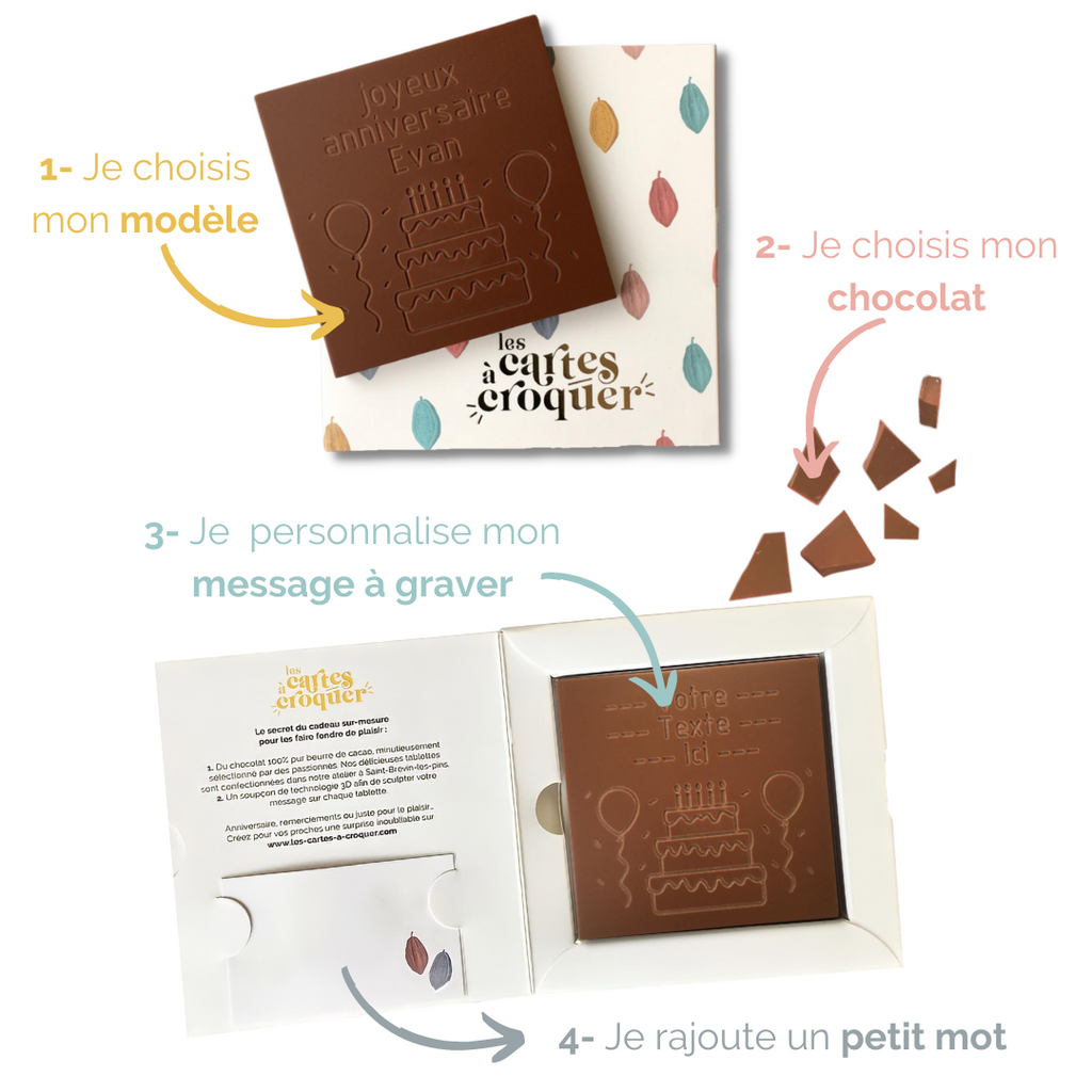 Tablette de chocolat personnalisée - Labyrinthe