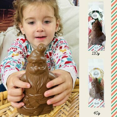 P&egrave;re-No&euml;l en chocolat