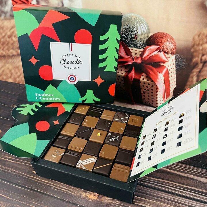 Coffret Pralin�s et Ganaches - 25 chocolats