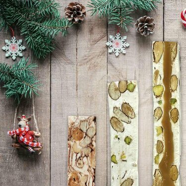 Barres de Nougats de No&euml;l