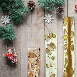 Barres de nougats de No�l