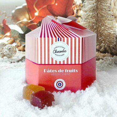 Coffret P&acirc;tes de fruits - No&euml;l