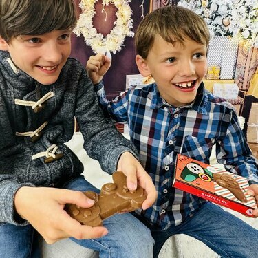 Manette en chocolat - No&euml;l