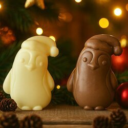 Lot de 2 Pingouins de No�l