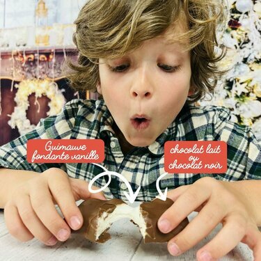 Ourson Guimauve &agrave; l'unit&eacute; de No&euml;l