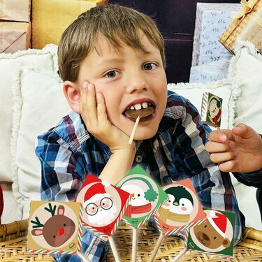 Sucette p&acirc;te &agrave; tartiner - No&euml;l