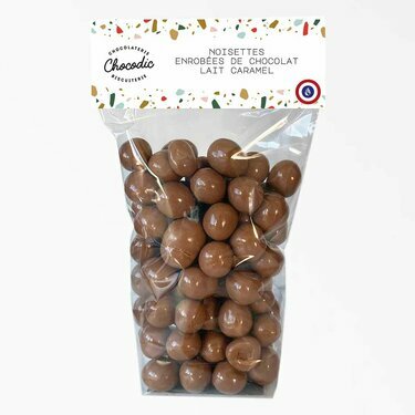 Sachet de Noisettes Lait Caramel de No&euml;l