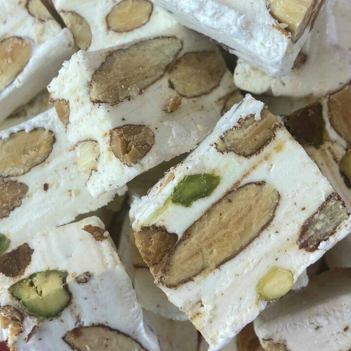 Sachet de Nougats Nature - Noël Sachet de Nougats de Noël