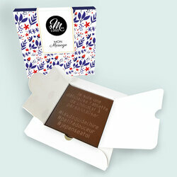 Carte � Croquer Message grav� avec un message d'entreprise