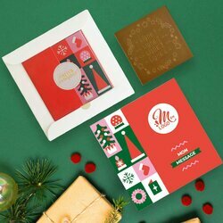 Carte � Croquer Couronne de f�te - Entreprise th�me Pop Rouge