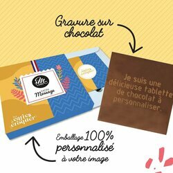 Carte � Croquer Message Choc de P�ques pour les entreprise