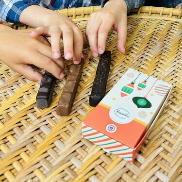 Coffret 3 Barres chocolat&eacute;es - No&euml;l
