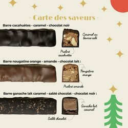 Carte des Saveurs Barres de Chocolat