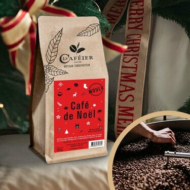 Caf&eacute; de No&euml;l (Moulu pour cafeti&egrave;re filtre) - Le Caf&eacute;ier
