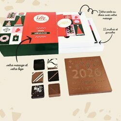 Coffret Duo Carte � Croquer 2026 - Collection No�l Entreprise