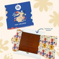 Coffret Carte � Croquer Mod�le Lapin de P�ques - Collection P�ques Entreprise