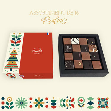 Coffret Luxe Pralin&eacute;s - No&euml;l