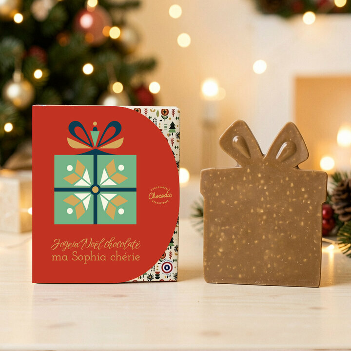 Cadeaux de Noël en chocolat - Noël Cadeaux de Noël en chocolat boîte personnalisé