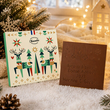 La Carte &agrave; Croquer de No&euml;l Personnalisable