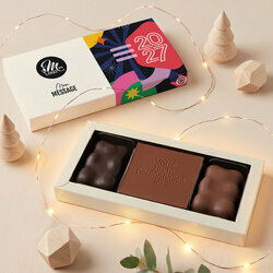Coffret Douceur Carte à Croquer Message - Collection Noël Entreprise Coffret Douceur Carte à Croquer Message - Collection Noël Entreprise thème Nouvelle Année