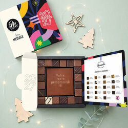 Coffret Empreinte Gourmande Carte à Croquer Message - Collection Noël Entreprise Coffret Empreinte Gourmande Carte à Croquer Message - Collection Noël Entreprise thème Nouvelle Année