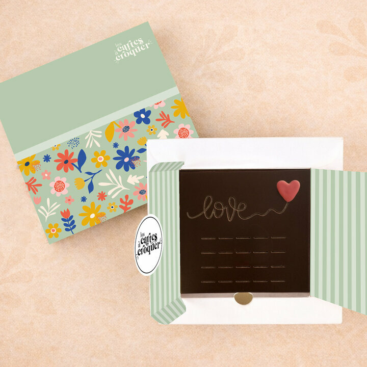 Carte à Croquer - Modèle Love Carte à Croquer - Modèle Love Coffret modèle Fleurs