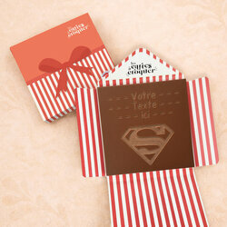 Carte à Croquer - Modèle Super Carte à Croquer - Modèle Super Chocolat Lait Enveloppe Modèle Cadeau