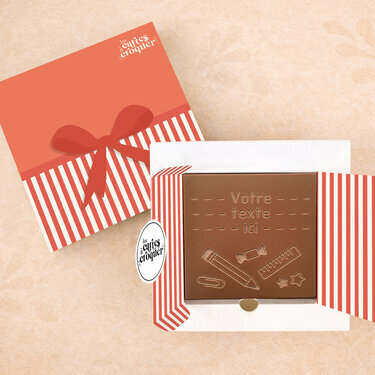 Carte &agrave; Croquer - Mod&egrave;le Crayon Bonbon