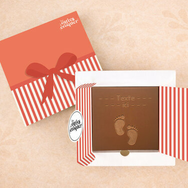 Carte &agrave; Croquer - Mod&egrave;le Petits Pieds