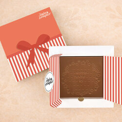 Carte à Croquer - Modèle Couronne de fête Carte à Croquer - Modèle Couronne de fête Chocolat Lait Coffret Modèle Cadeau