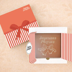 Pr�te � Croquer - Mod�le Cloches de P�ques Chocolat Lait Coffret Cadeau
