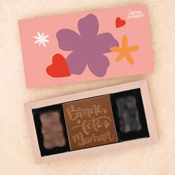 Coffret Douceur Chocolat - Collection Fête des Mères et des Grands-Mères Coffret Douceur Chocolat Prete à Croquer Bonne fête Maman- Collection Fête des Mères Prete à Croquer Bonne Fête Maman en Chocolat Lait