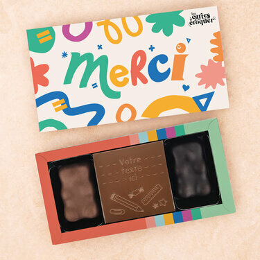 Coffret Douceur Chocolat - Collection Fin d'ann&eacute;e scolaire