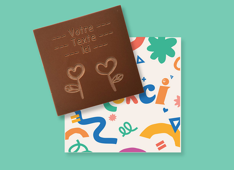 Carte grav&eacute; et son packaging