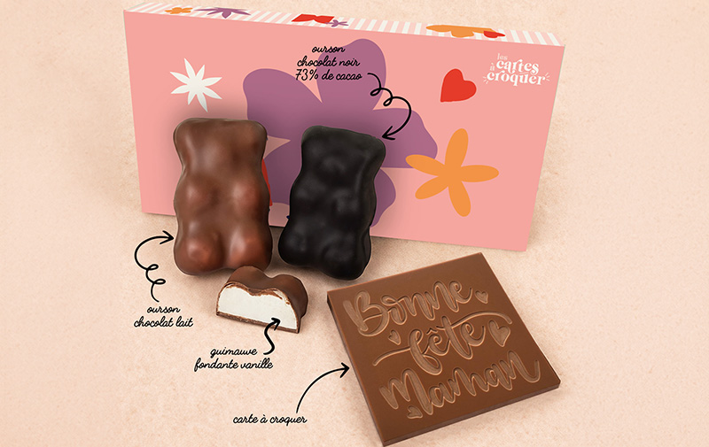Coffret Douceur Chocolat F&ecirc;te des M&egrave;res